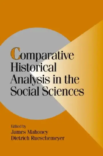 Cover of Comparative Historical Analysis in the Social Sciences