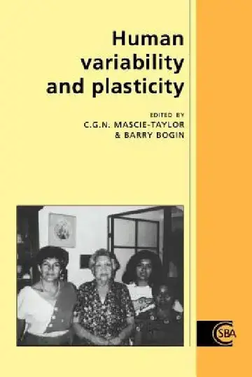 Cover of Human Variability and Plasticity