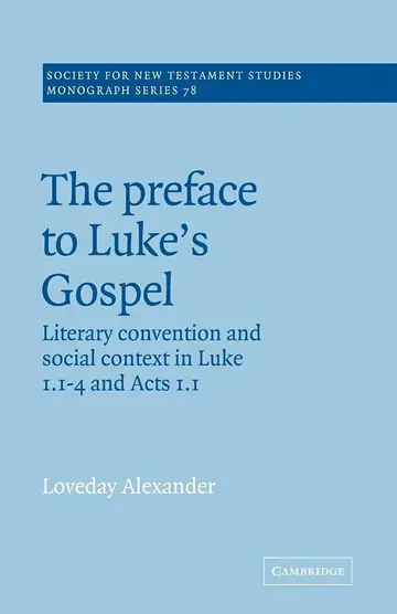 Cover of The Preface to Luke's Gospel