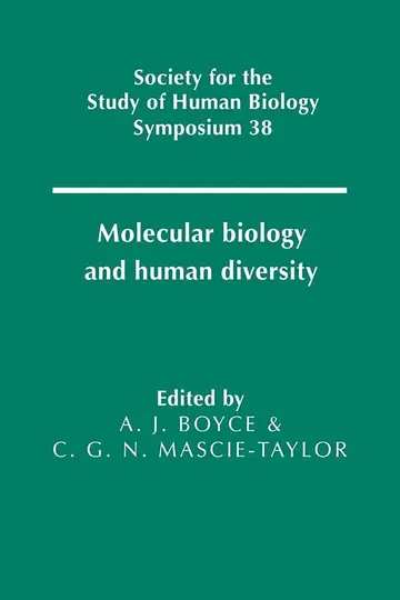Cover of Molecular Biology and Human Diversity