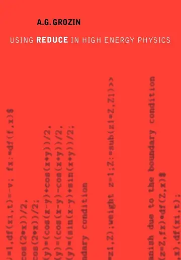 Cover of Using REDUCE in High Energy Physics