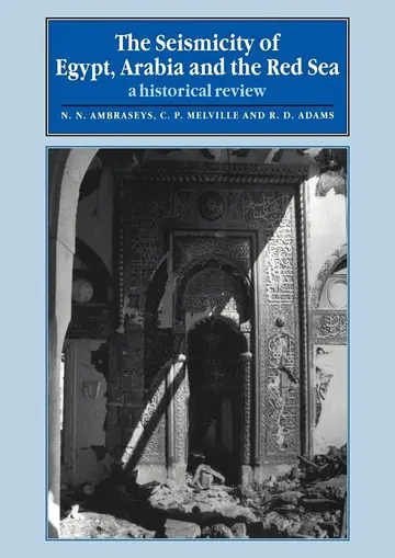 Cover of The Seismicity of Egypt, Arabia and the Red Sea