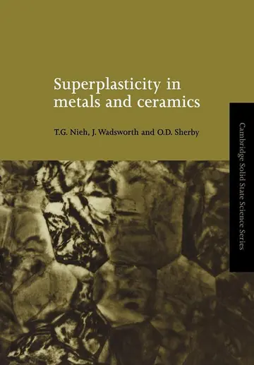 Cover of Superplasticity in Metals and Ceramics