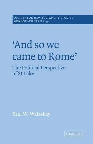 Cover of 'And So We Came to Rome '