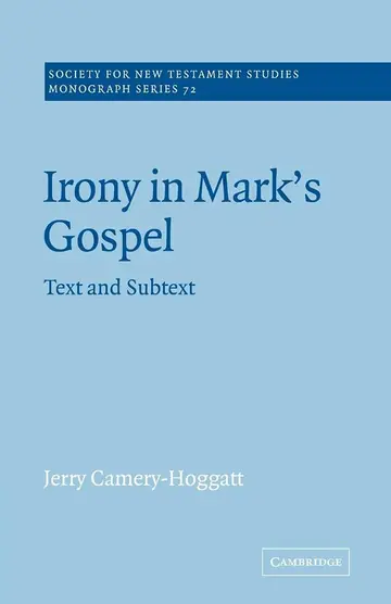 Cover of Irony in Mark's Gospel