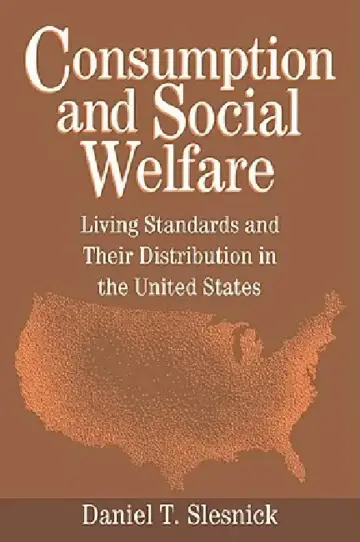 Cover of Consumption and Social Welfare