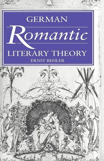 Cover of German Romantic Literary Theory