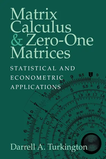 Cover of Matrix Calculus and Zero-One Matrices