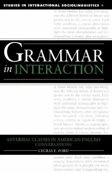 Cover of Grammar in Interaction