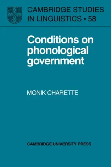 Cover of Conditions on Phonological Government