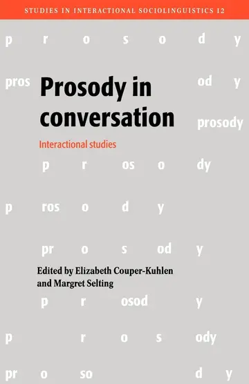 Cover of Prosody in Conversation