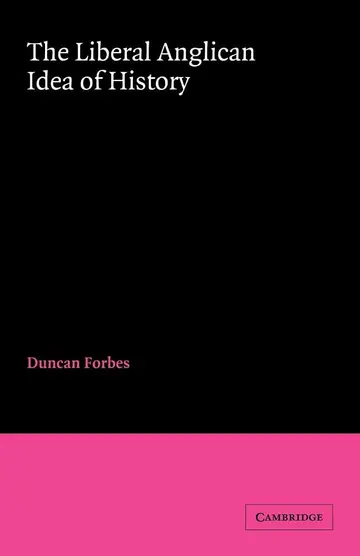Cover of The Liberal Anglican Idea of History