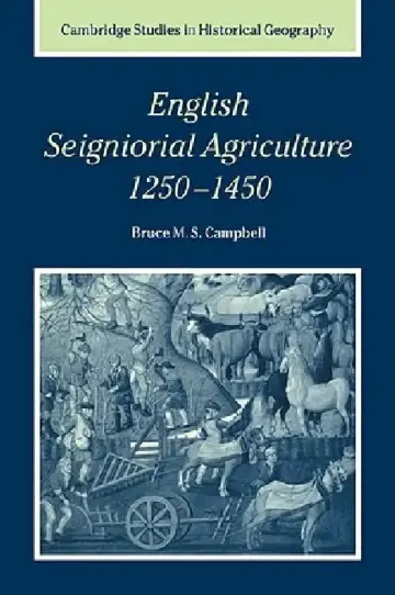 Cover of English Seigniorial Agriculture, 1250 1450