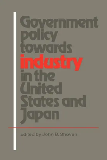 Cover of Government Policy towards Industry in the United States and Japan