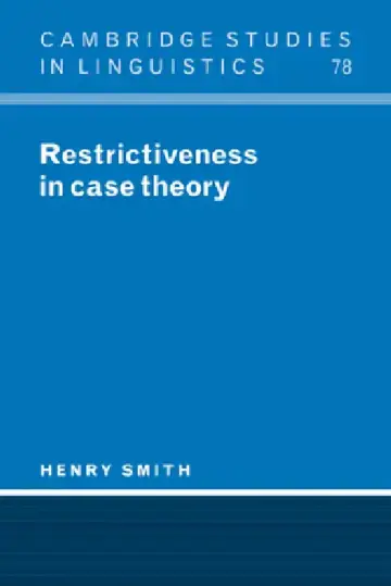Cover of Restrictiveness in Case Theory