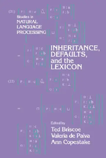 Cover of Inheritance, Defaults and the Lexicon