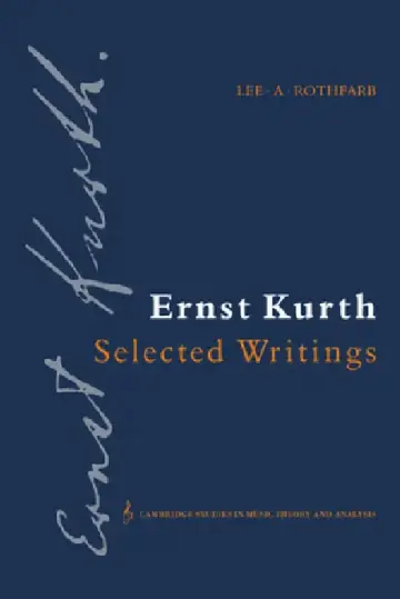 Cover of Ernst Kurth