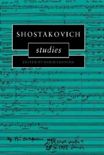Cover of Shostakovich Studies