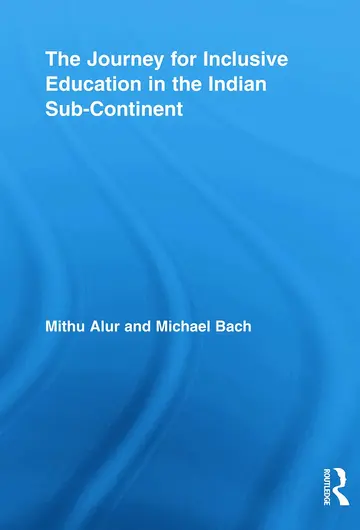 Cover of The Journey for Inclusive Education in the Indian Sub-Continent