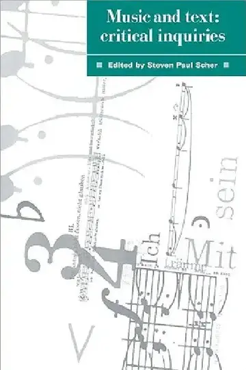 Cover of Music and Text