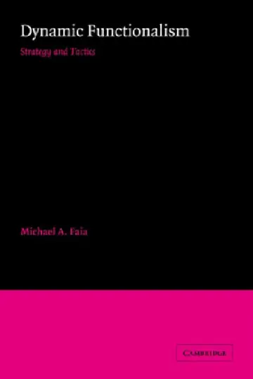 Cover of Dynamic Functionalism