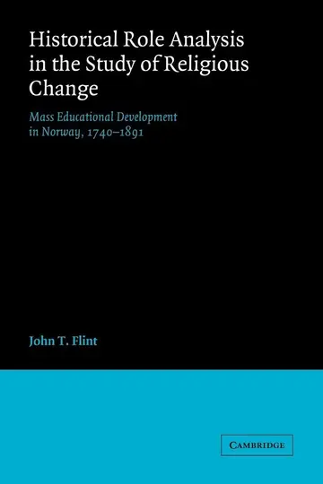 Cover of Historical Role Analysis in the Study of Religious Change