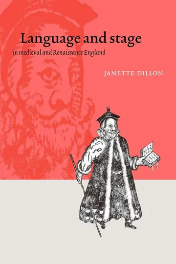 Cover of Language and Stage in Medieval and Renaissance England