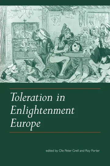 Cover of Toleration in Enlightenment Europe