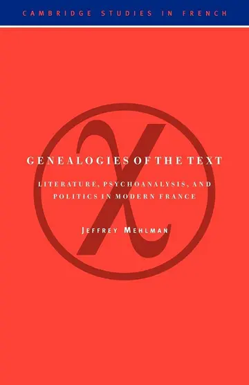 Cover of Genealogies of the Text