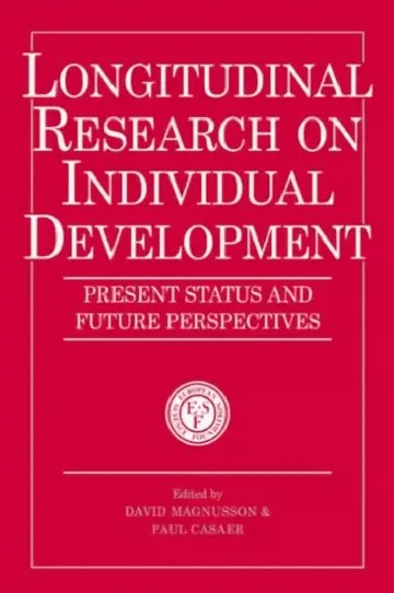 Cover of Longitudinal Research on Individual Development