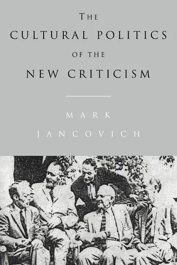 Cover of The Cultural Politics of the New Criticism