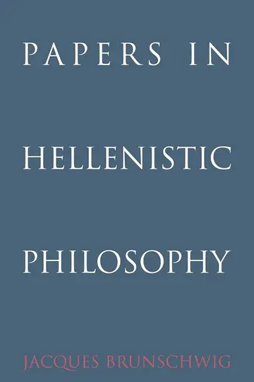 Cover of Papers in Hellenistic Philosophy