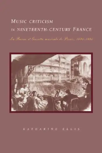 Cover of Music Criticism in Nineteenth-Century France