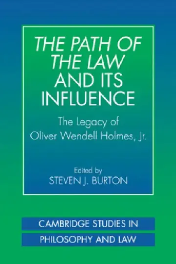 Cover of The Path of the Law and Its Influence