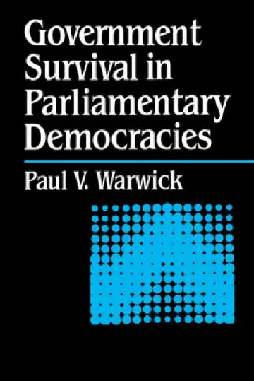 Cover of Government Survival in Parliamentary Democracies