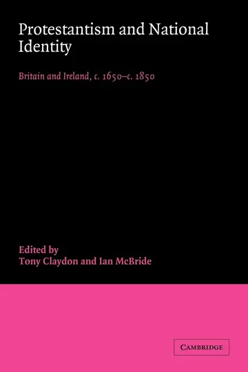 Cover of Protestantism and National Identity