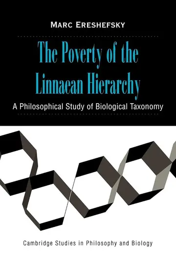 Cover of The Poverty of the Linnaean Hierarchy