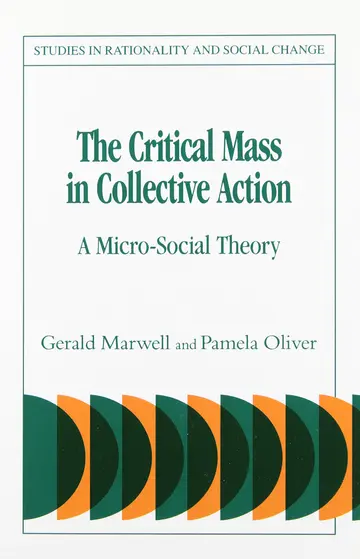 Cover of The Critical Mass in Collective Action