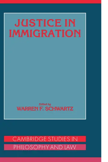 Cover of Justice in Immigration