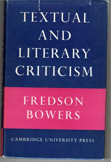 Cover of Textual and Literary Criticism