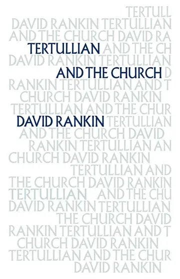 Cover of Tertullian and the Church