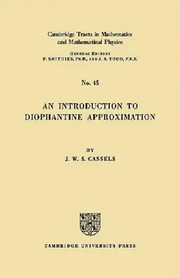 Cover of Diophant Approx