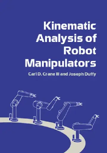 Cover of Kinematic Analysis of Robot Manipulators