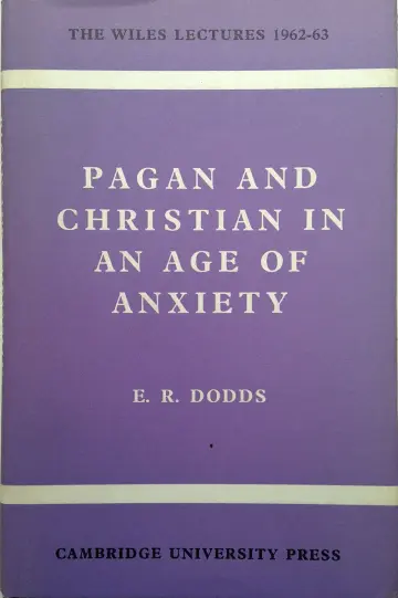 Cover of Pagan and Christian in an Age of Anxiety