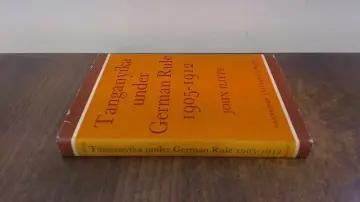 Cover of Tanganyika Under German Rule 1905–1912