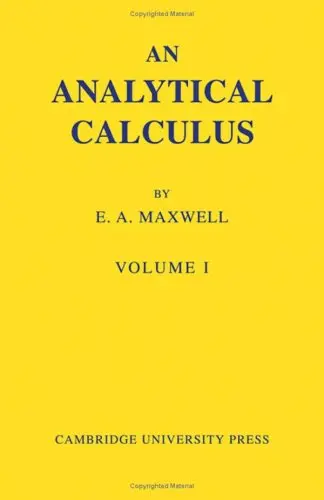Cover of An Analytical Calculus