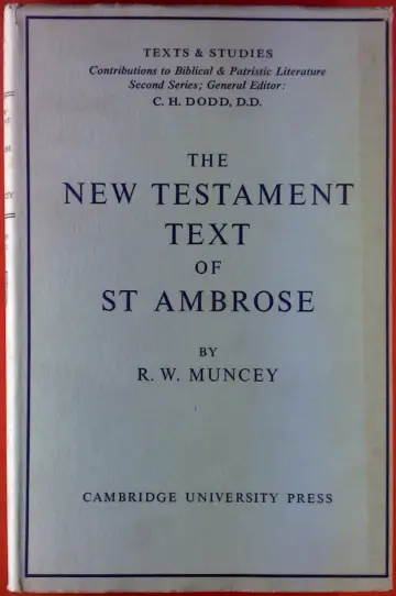 Cover of The New Testament Text of Saint Ambrose