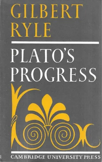 Cover of Plato's Progress