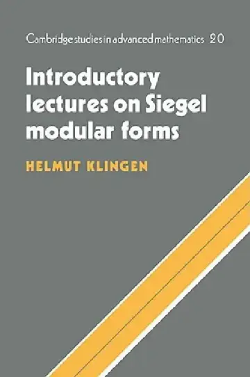 Cover of Introductory Lectures on Siegel Modular Forms