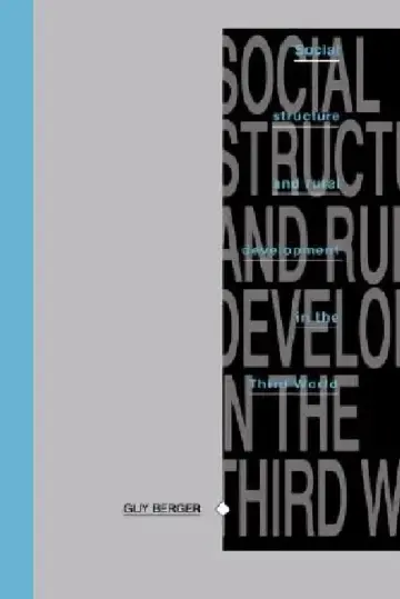 Cover of Social Structure and Rural Development in the Third World